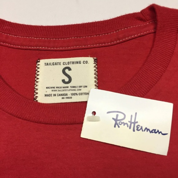 Ron Herman- Tailgate Clothing Co. red Surf Tee - Picture 5 of 5